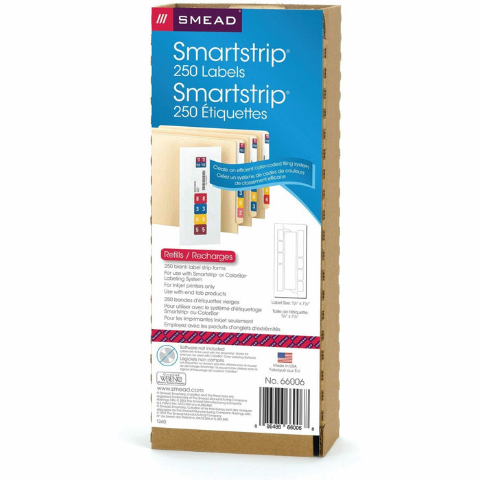 Smead Smartstrip Labeling System ColorBar Refill Labels