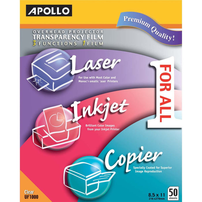 Apollo Overhead Projector Transparency Film