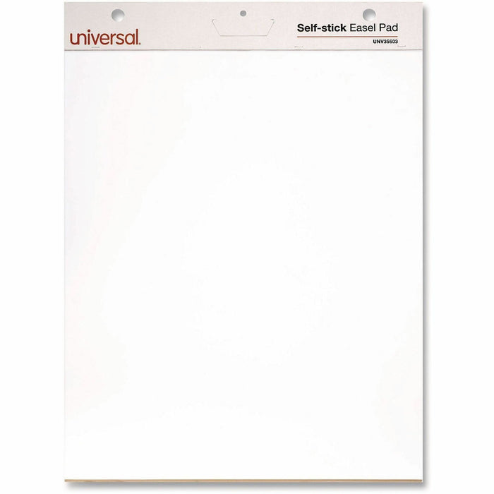 Universal Self-Stick Easel Pad, Unruled, 25 x 30, White, 30 Sheets, 2/Carton