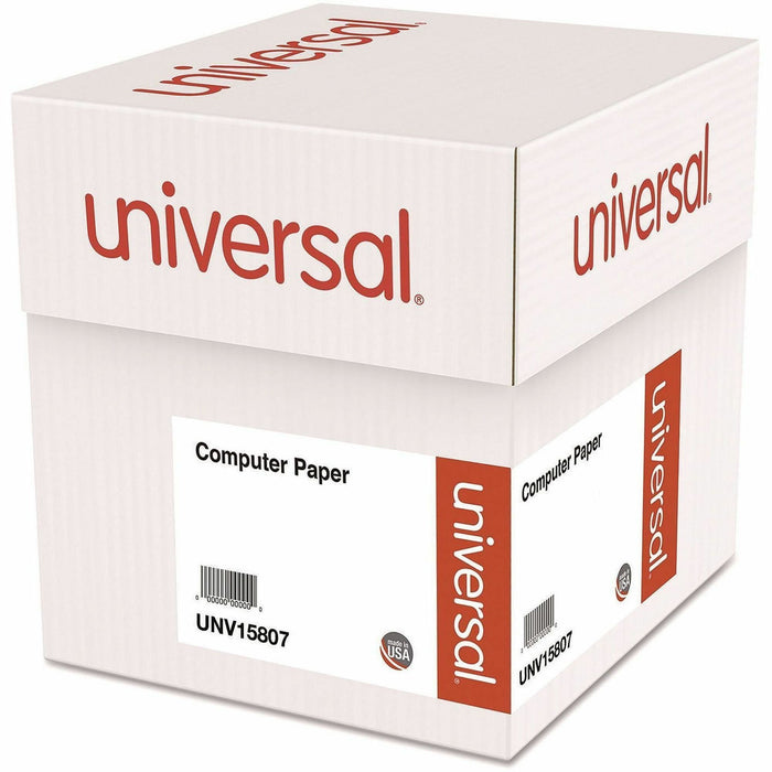 Universal Printout Paper, 1-Part, 20 lb Bond Weight, 9.5 x 11, White, 2,300/Carton