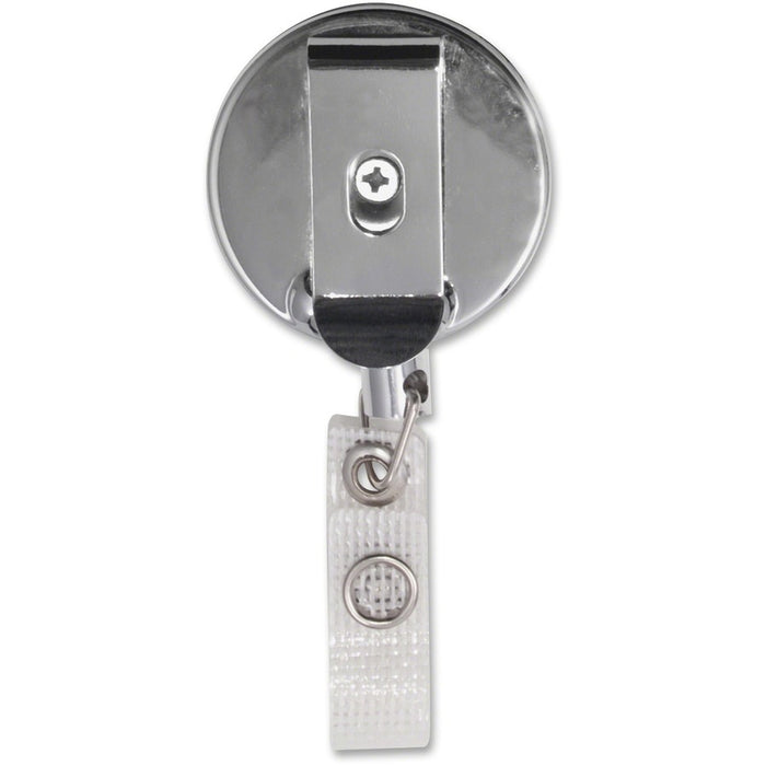 Advantus Premier Retractable Heavy Duty ID Reel With Badge Clip