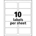 Avery® Easy Peel White Shipping Labels