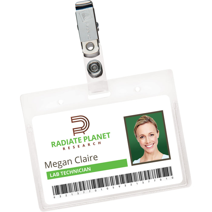 Avery® Heavy-Duty Clip Style Badge Holders