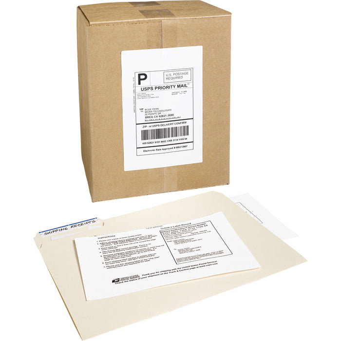 Avery® White Shipping Labels w/ Receipt