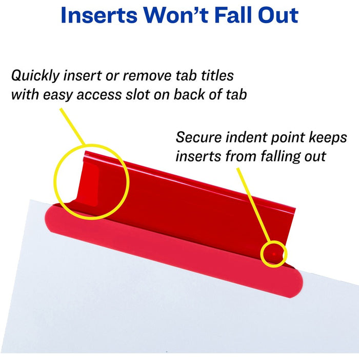 Avery® Worksaver Big Insertable Tab Index Dividers