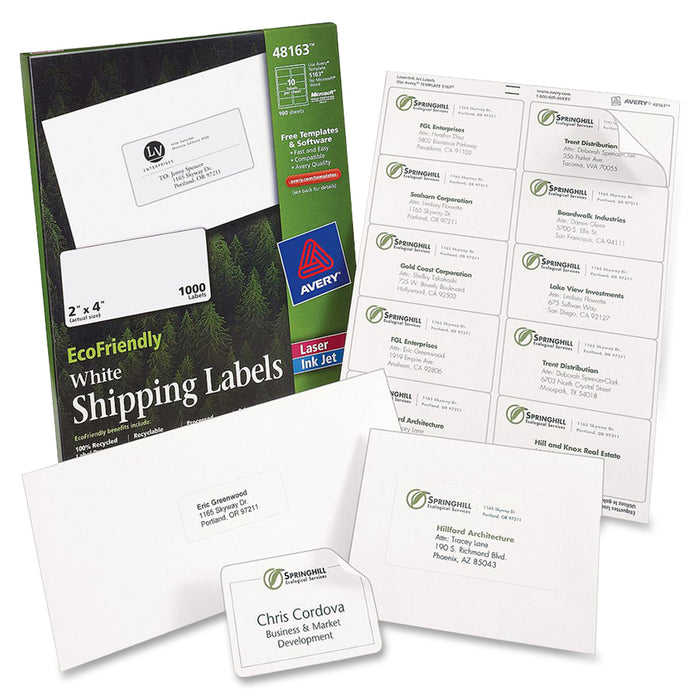 Avery® EcoFriendly Shipping Label