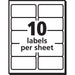 Avery® 2"x4" White Shipping Labels