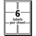 Avery® Easy Peel Inkjet Printer Mailing Labels