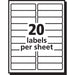 Avery® Easy Peel Inkjet Printer Mailing Labels