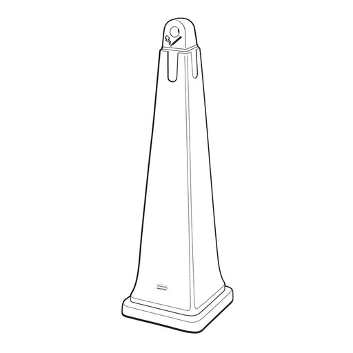 Rubbermaid Commercial GroundsKeeper Smoking Receptacle