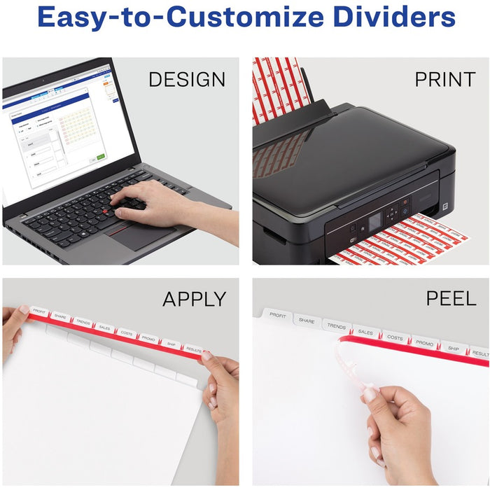 Avery® Big Tab Index Maker Index Divider