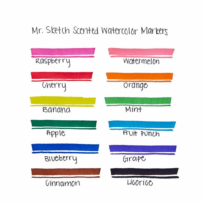 Mr. Sketch Scented Watercolor Markers