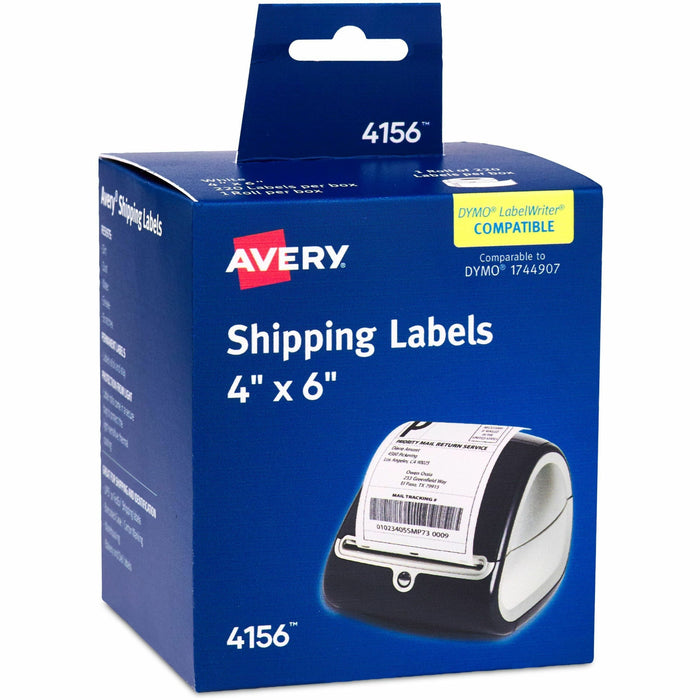 Avery&reg; Thermal Roll Labels 4" x 6" , 220 White Shipping Labels (4156)