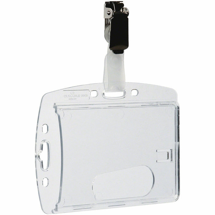 DURABLE Rotating Strap Clip ID Card Holder