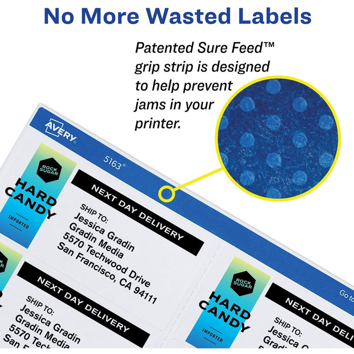 Avery® Shipping Labels - Sure Feed Technology