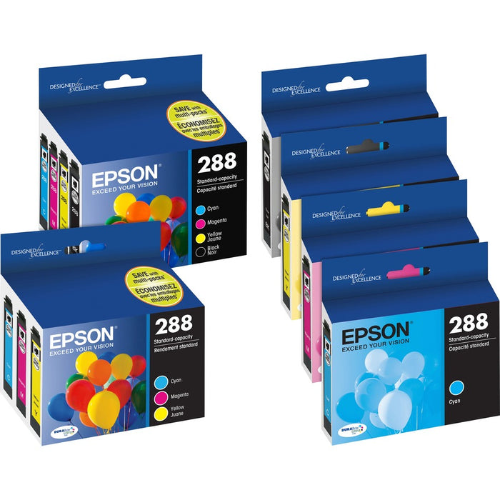 Epson DURABrite Ultra T288 Original Standard Yield Inkjet Ink Cartridge - Yellow - 1 Each