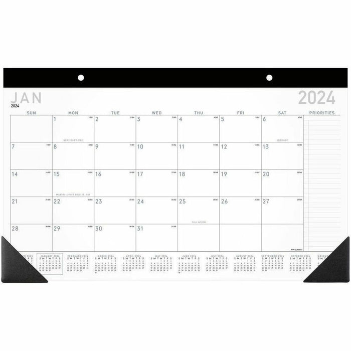 At-A-Glance Contemporary Monthly Desk Pad