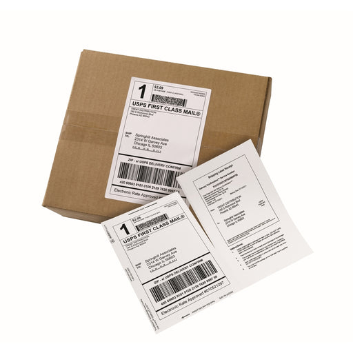 Avery® Paper Receipt White Shipping Labels