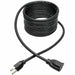 Eaton Tripp Lite Series Power Extension Cord, NEMA 5-15P to NEMA 5-15R - Heavy-Duty, 15A, 120V, 14 AWG, 15 ft. (4.57 m), Black