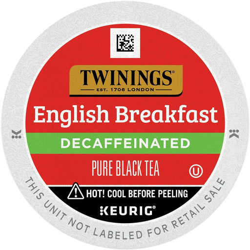 Twinings of London Decaf English Breakfast Black Tea K-Cup