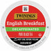 Twinings of London Decaf English Breakfast Black Tea K-Cup