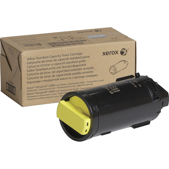 Xerox Original Standard Yield Laser Toner Cartridge - Yellow - 1 Each