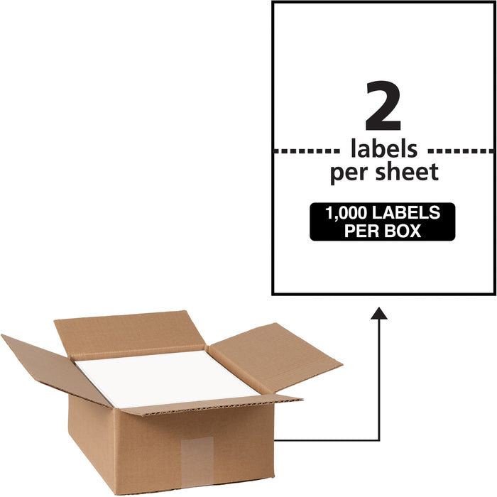 Avery® 5-1/2" x 8-1/2" Labels, Ultrahold, 1,000 Labels (95526)