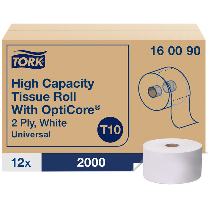 TORK Universal High-Capacity Bath Tissue Roll with OptiCore