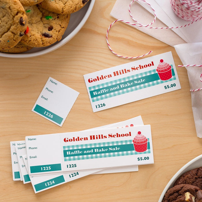 Avery® Blank Printable Perforated Raffle Tickets - Tear-Away Stubs