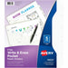 Avery® Write & Erase Pocket Plastic Dividers