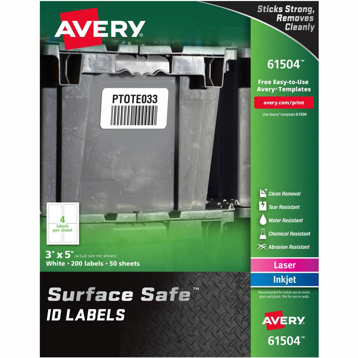 Avery® Surface Safe ID Label