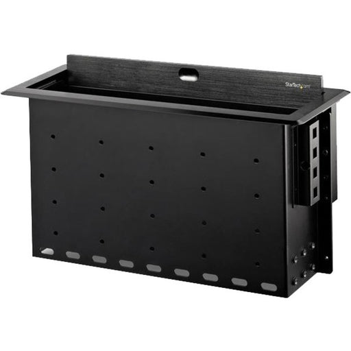 StarTech.com Dual-Module Conference Table Connectivity Box with Cable Organizer