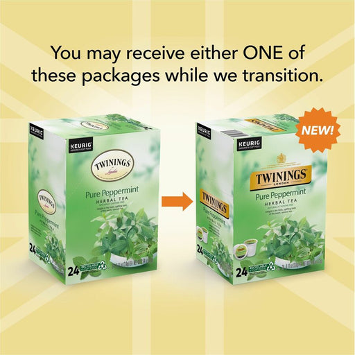 Twinings of London Pure Peppermint Herbal Tea K-Cup