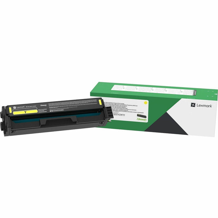 Lexmark Original High Yield Laser Toner Cartridge - Yellow Pack