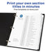 Avery® A-Z Black & White Table of Contents Dividers