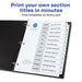 Avery® Monthly Tab Table of Contents Dividers