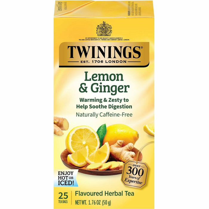 Twinings of London Lemon & Ginger Herbal Tea Bag