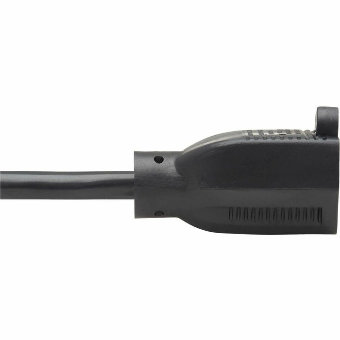 Eaton Tripp Lite Series Power Extension Cord, Right-Angle NEMA 5-15P to NEMA 5-15R - Heavy-Duty, 15A, 120V, 14 AWG, 10 ft. (3.05 m), Black