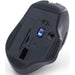 Verbatim Silent Ergonomic Wireless Blue LED Mouse - Graphite