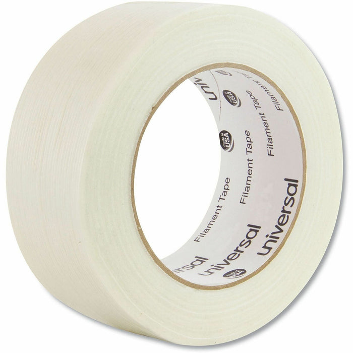 Universal 350# Premium Filament Tape, 3" Core, 48 mm x 54.8 m, Clear