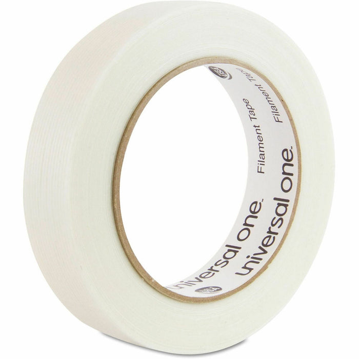 Universal 350# Premium Filament Tape, 3" Core, 24 mm x 54.8 m, Clear