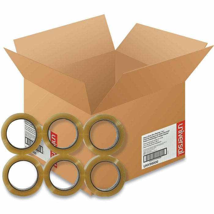 Universal Heavy-Duty Box Sealing Tape, 3" Core, 1.88" x 54.6 yds, Clear, 36/Carton