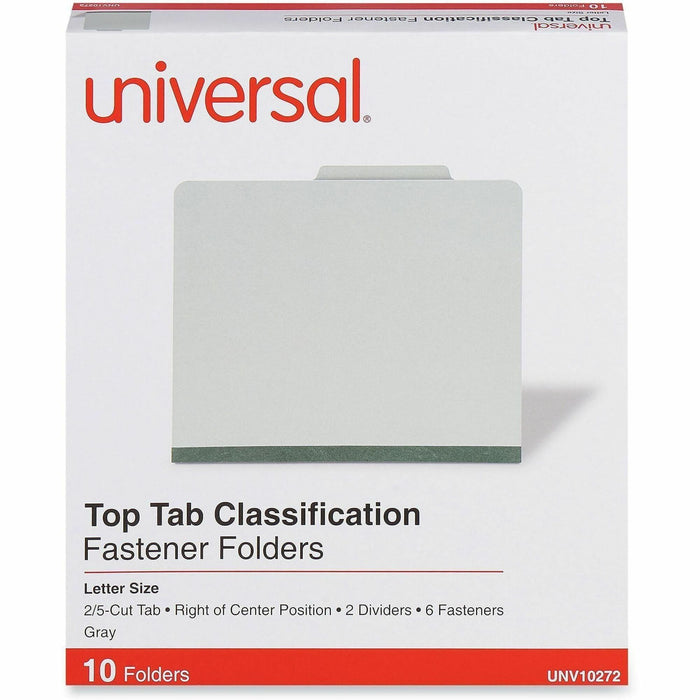 Universal 2/5 Tab Cut Letter Classification Folder