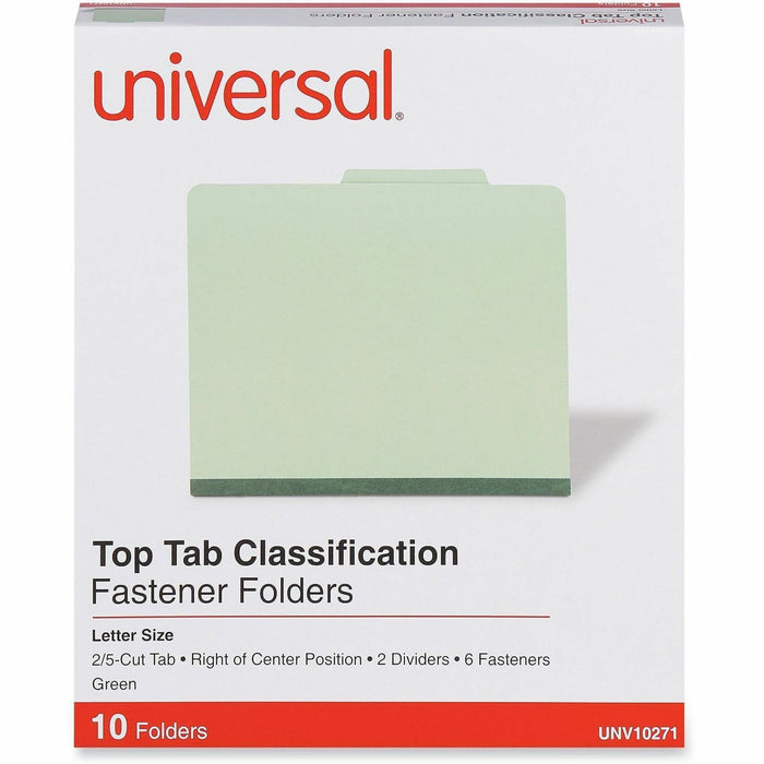 Universal 2/5 Tab Cut Letter Classification Folder