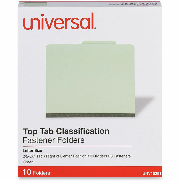 Universal 2/5 Tab Cut Letter Classification Folder