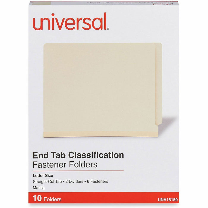 Universal Straight Tab Cut Letter Classification Folder