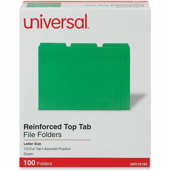 Universal 1/3 Tab Cut Letter Top Tab File Folder