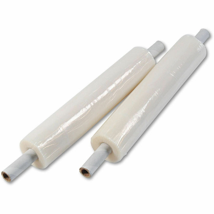 Universal Stretch Film with Preattached Handles, 20" x 1000ft, 20mic (80-Gauge), 4/Carton
