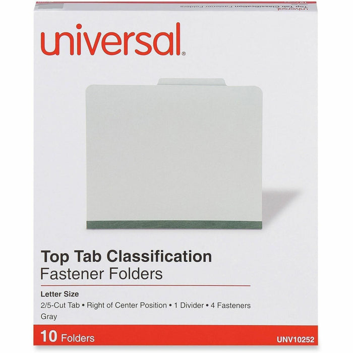 Universal 2/5 Tab Cut Letter Classification Folder