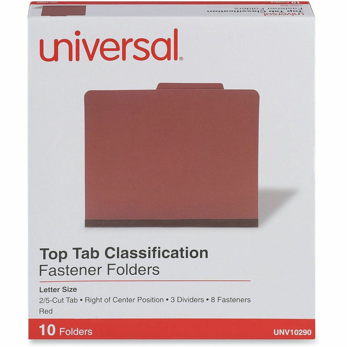 Universal 2/5 Tab Cut Letter Classification Folder